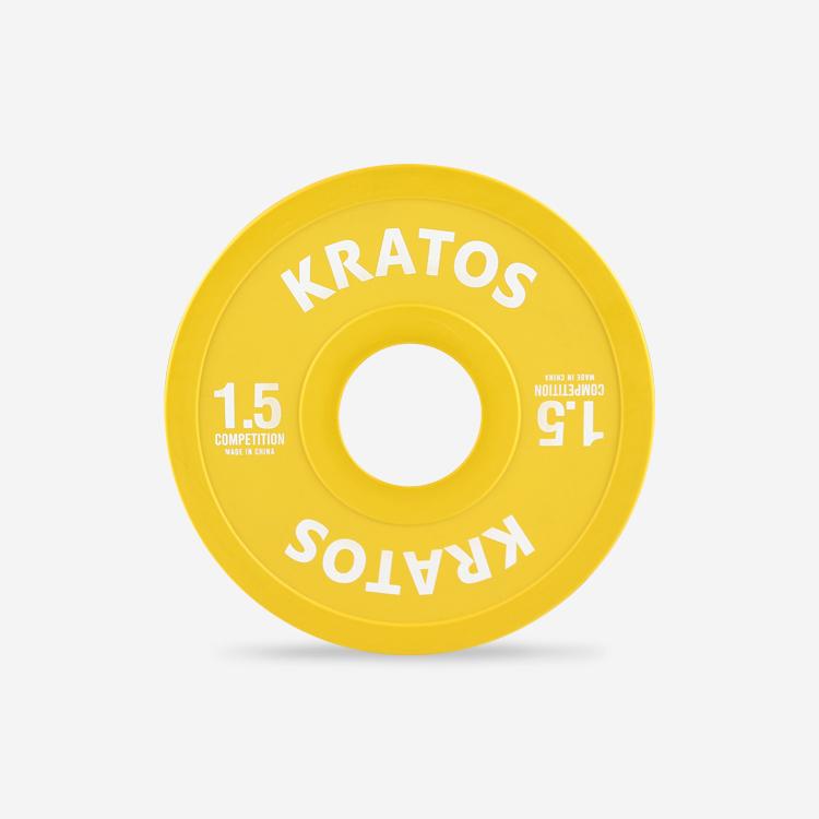 크라토스 고무 저중량 원판 1.5KG (2개1세트)
