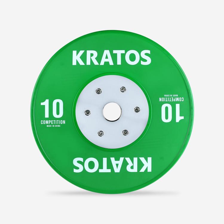 크라토스 역도시합용 중량원판 10kg(낱개1개)