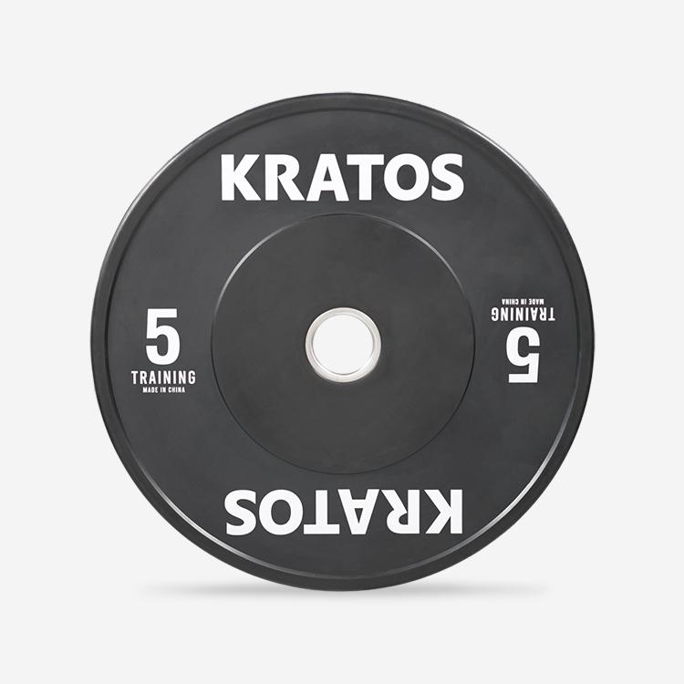 크라토스 역도연습용 컬러 중량원판 범퍼 플레이트 5KG (2개1세트)